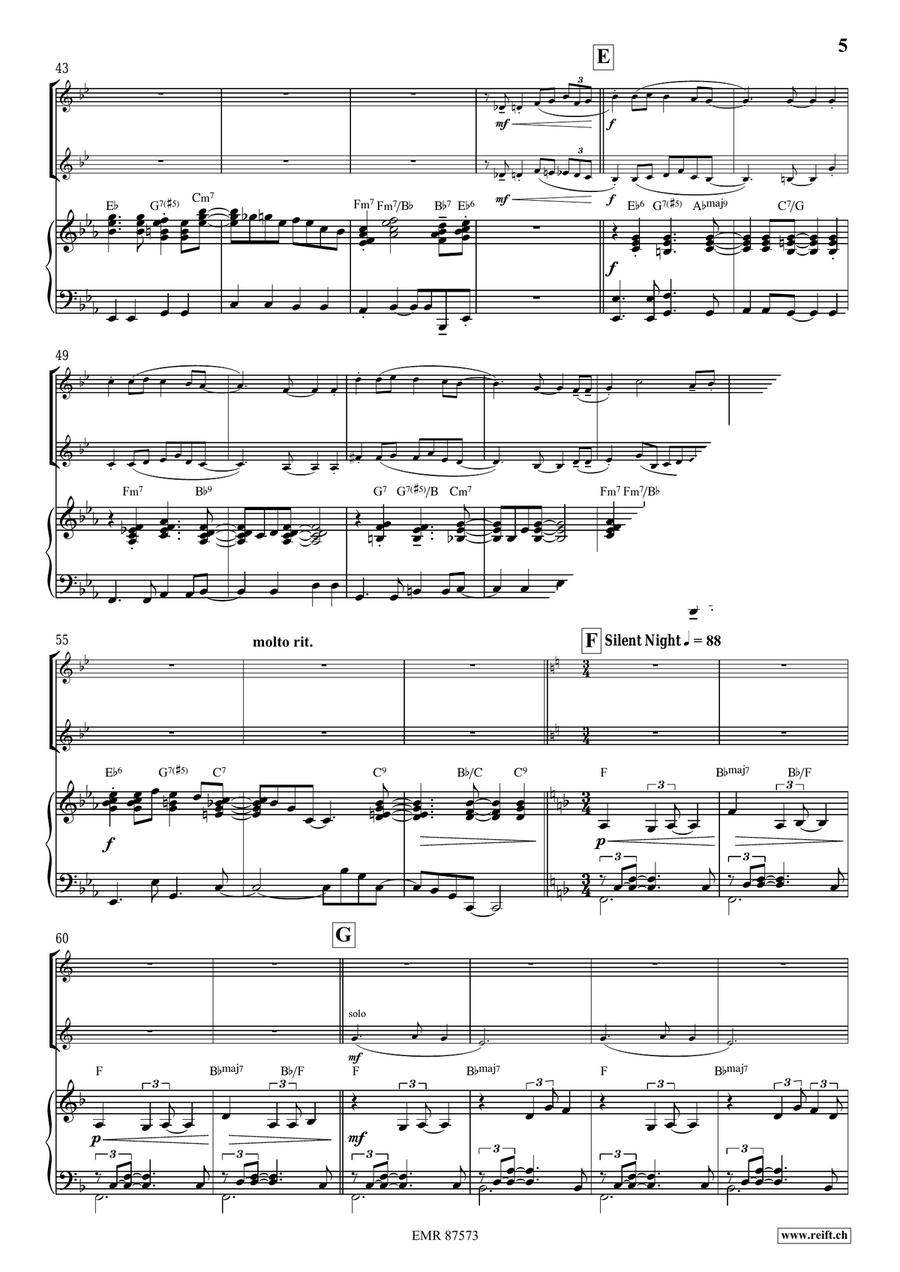 Christmas Medley Christmas Medley Horn scores gallery preview page 6