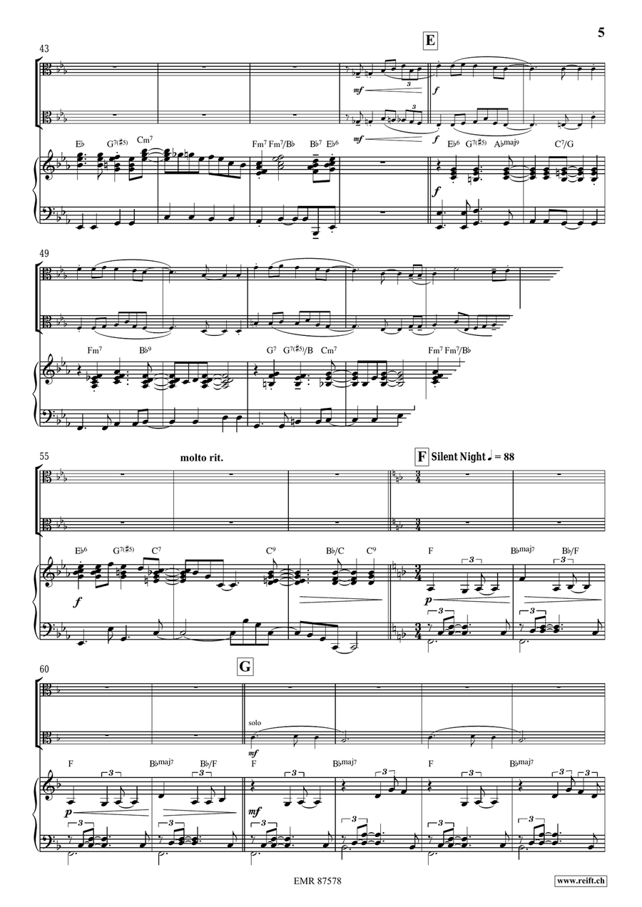 Christmas Medley Christmas Medley Viola scores gallery preview page 6