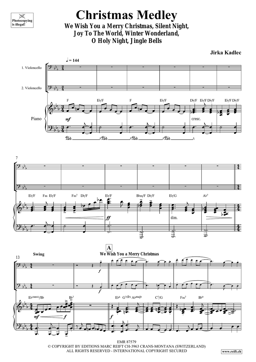 Christmas Medley Christmas Medley Cello scores gallery preview page 4