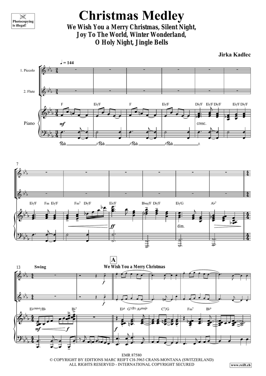 Christmas Medley Christmas Medley Piccolo scores gallery preview page 4