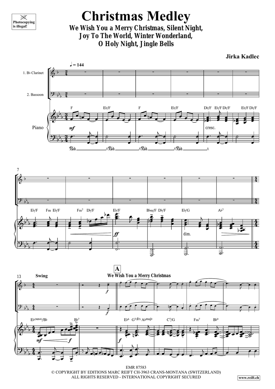 Christmas Medley Christmas Medley Bassoon scores gallery preview page 4