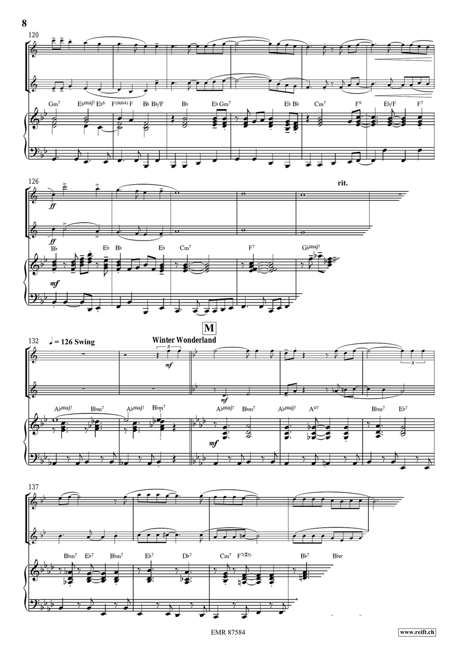 Christmas Medley Christmas Medley Clarinet scores gallery preview page 9