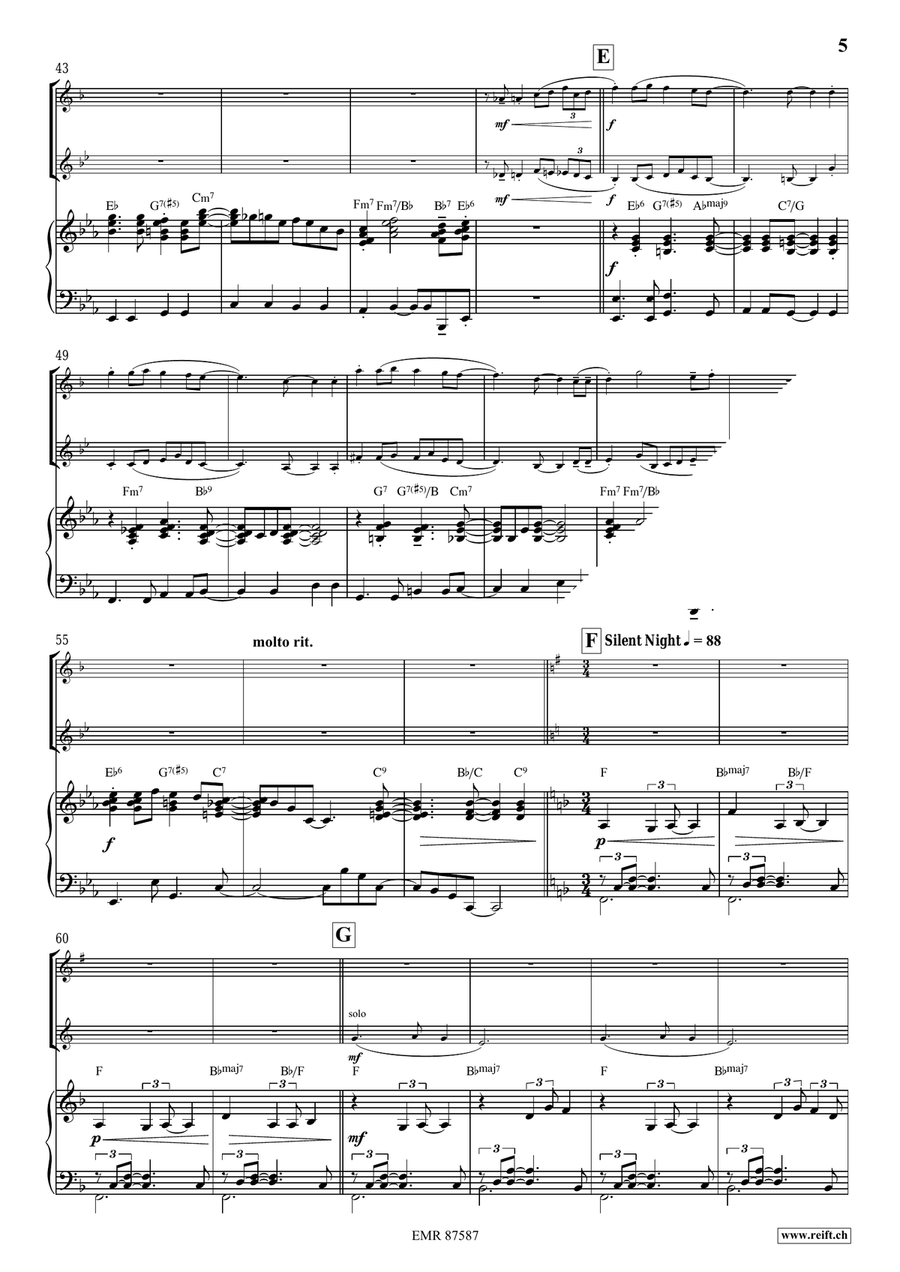 Christmas Medley Christmas Medley Cornet scores gallery preview page 6