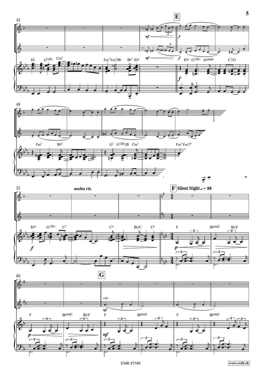 Christmas Medley Christmas Medley Cornet scores gallery preview page 6