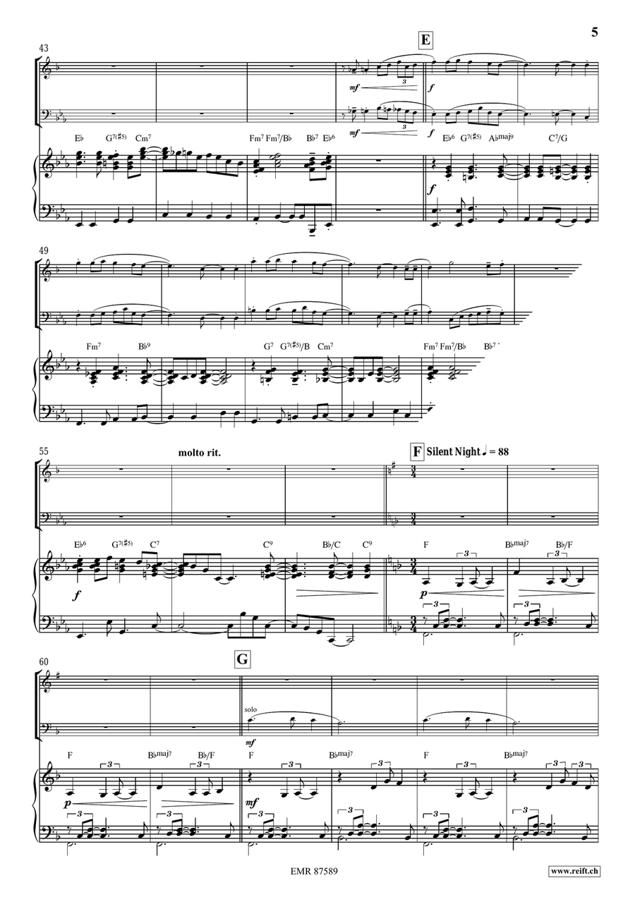 Christmas Medley Christmas Medley Cornet scores gallery preview page 6
