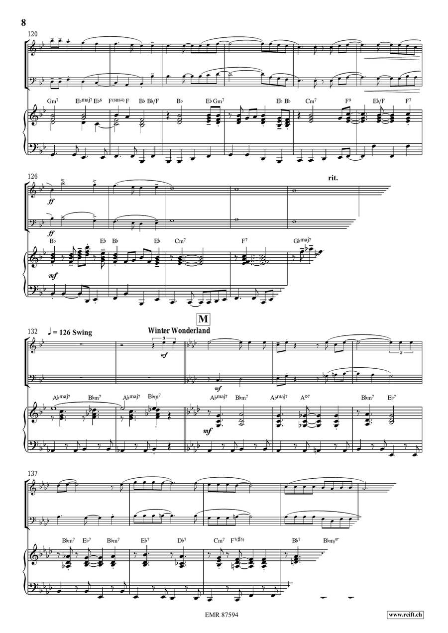 Christmas Medley Christmas Medley Piano Trio scores gallery preview page 9