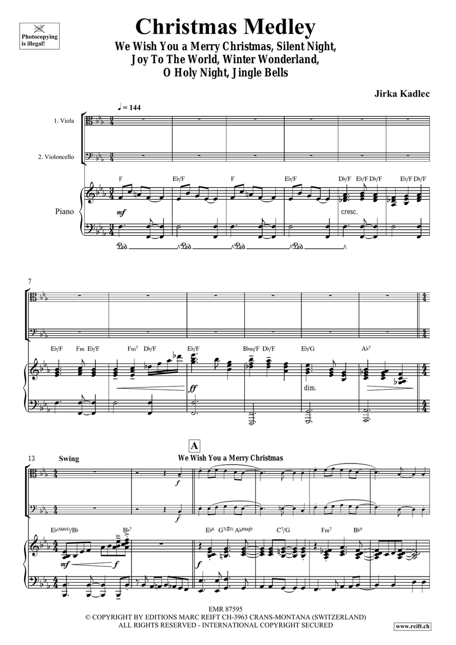 Christmas Medley Christmas Medley Cello scores gallery preview page 4