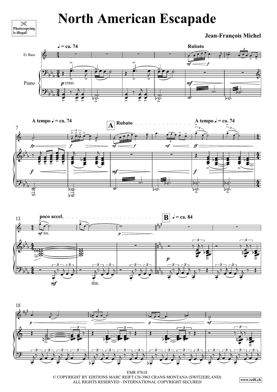 North American Escapade North American Escapade Voice Solo scores gallery preview page 5
