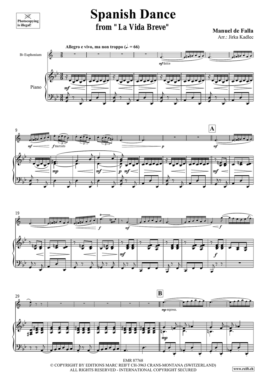Spanish Dance Spanish Dance Euphonium scores gallery preview page 4