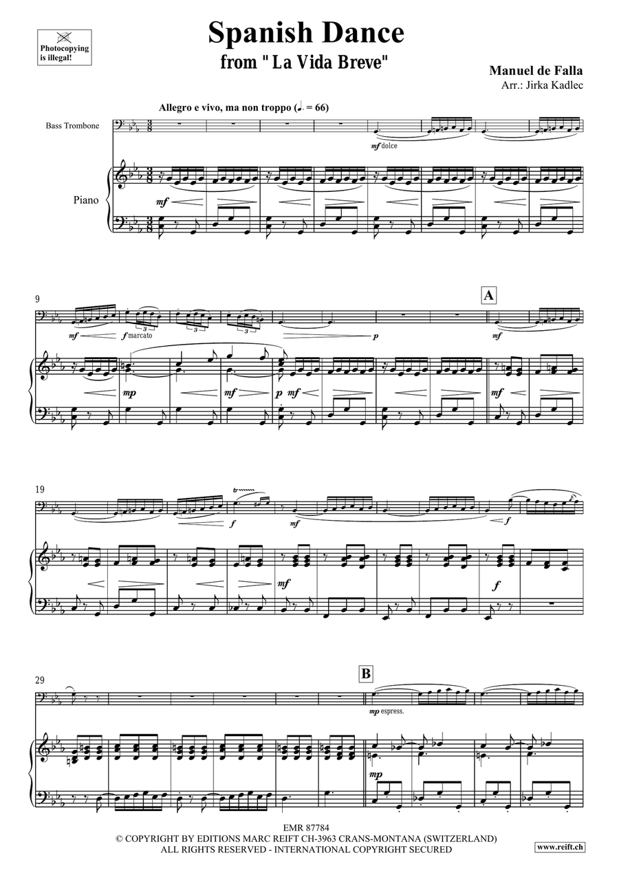 Spanish Dance Spanish Dance Bass Trombone scores gallery preview page 4