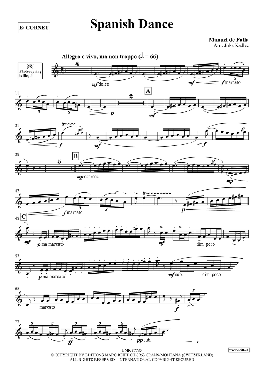 Spanish Dance Spanish Dance Cornet scores gallery preview page 3