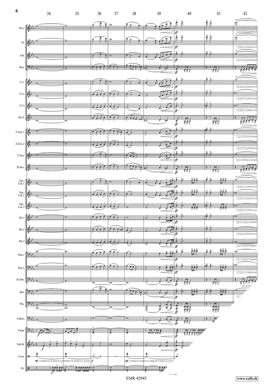 Where You There Where You There Concert Band scores gallery preview page 6