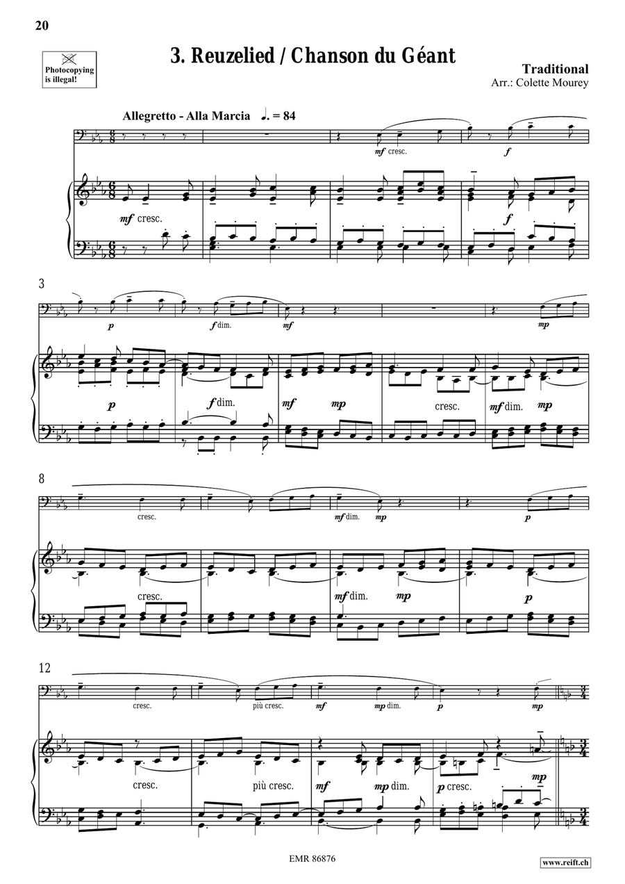 Folk Songs From Belgium Folk Songs From Belgium Organ scores gallery preview page 8