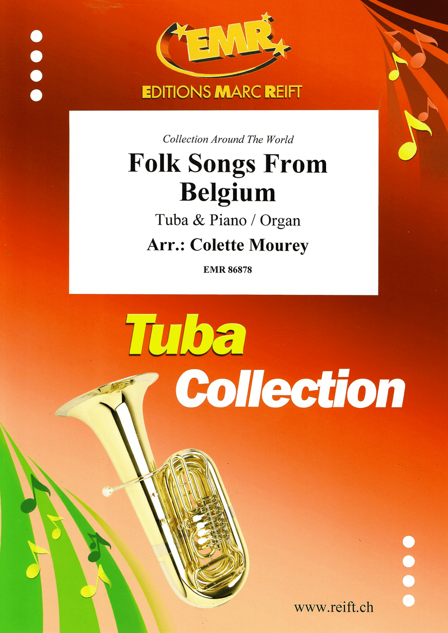 Folk Songs From Belgium Folk Songs From Belgium Tuba scores gallery preview page 1