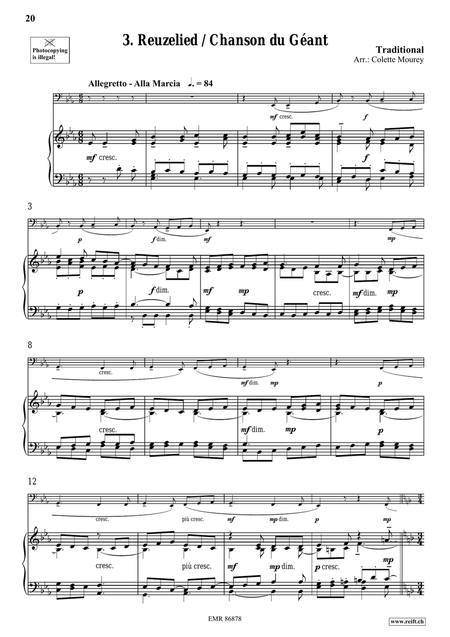 Folk Songs From Belgium Folk Songs From Belgium Tuba scores gallery preview page 8