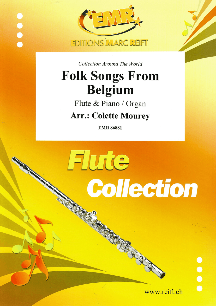 Folk Songs From Belgium Folk Songs From Belgium Flute Solo scores gallery preview page 1