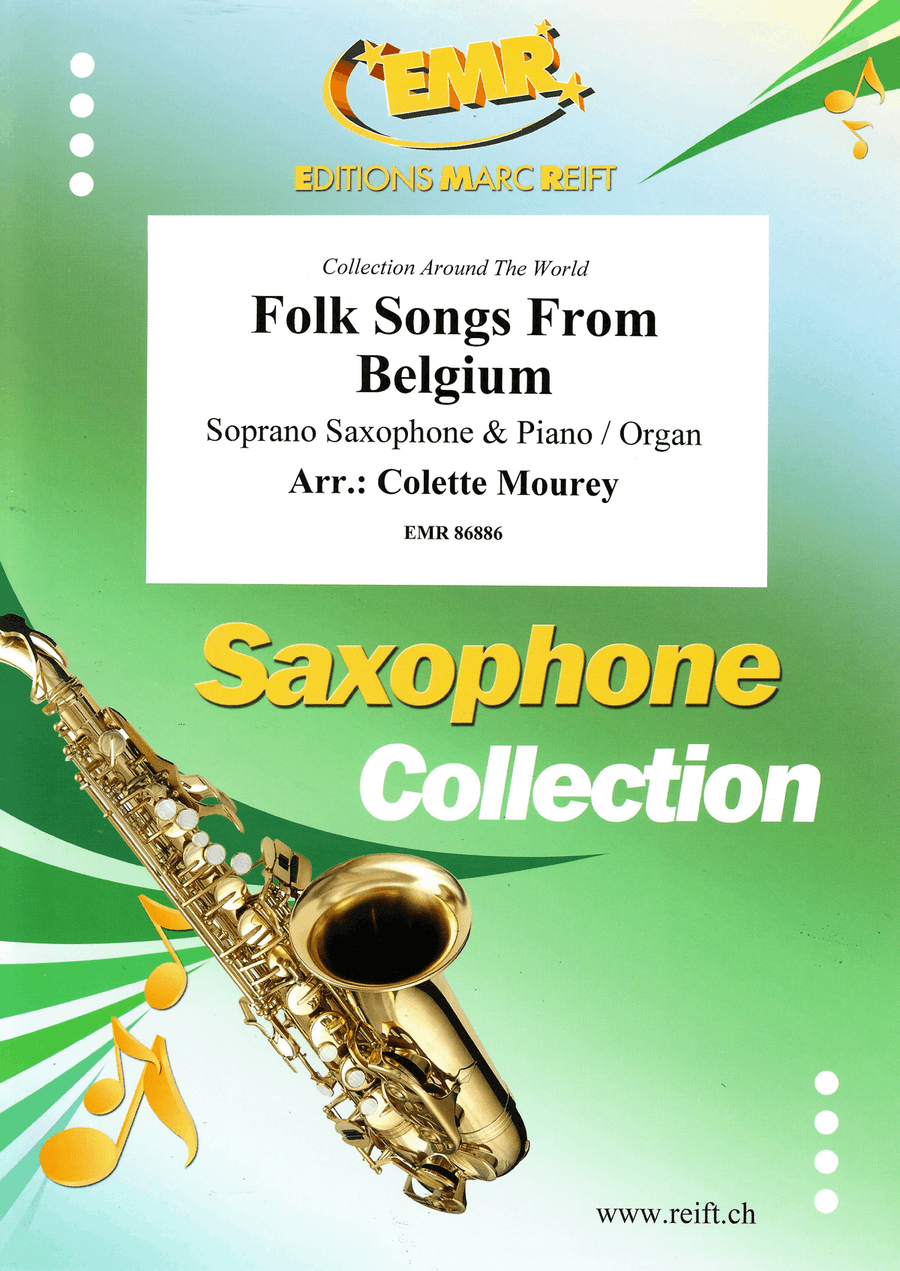 Folk Songs From Belgium Folk Songs From Belgium Soprano Saxophone scores gallery preview page 1