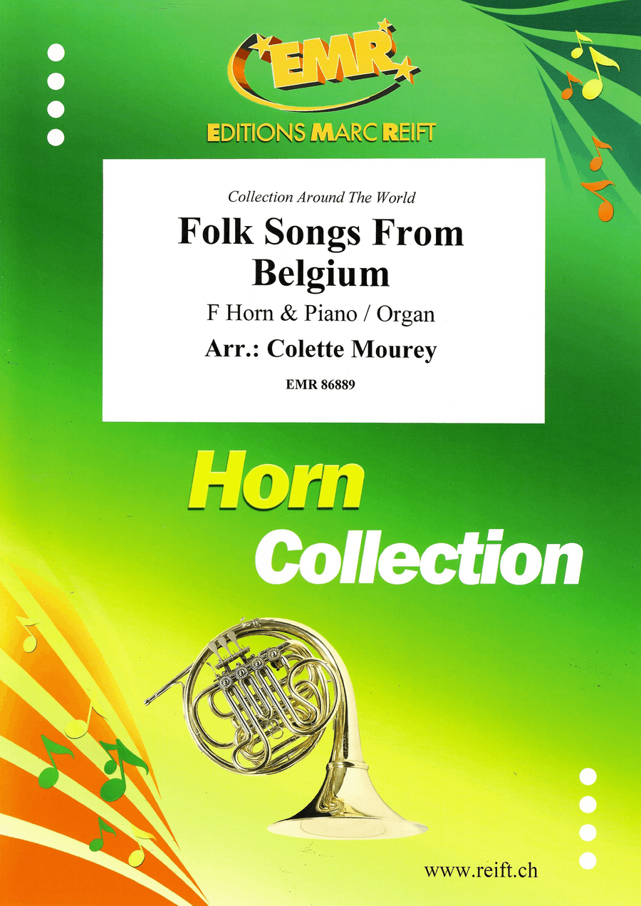 Folk Songs From Belgium Folk Songs From Belgium Horn scores gallery preview page 1