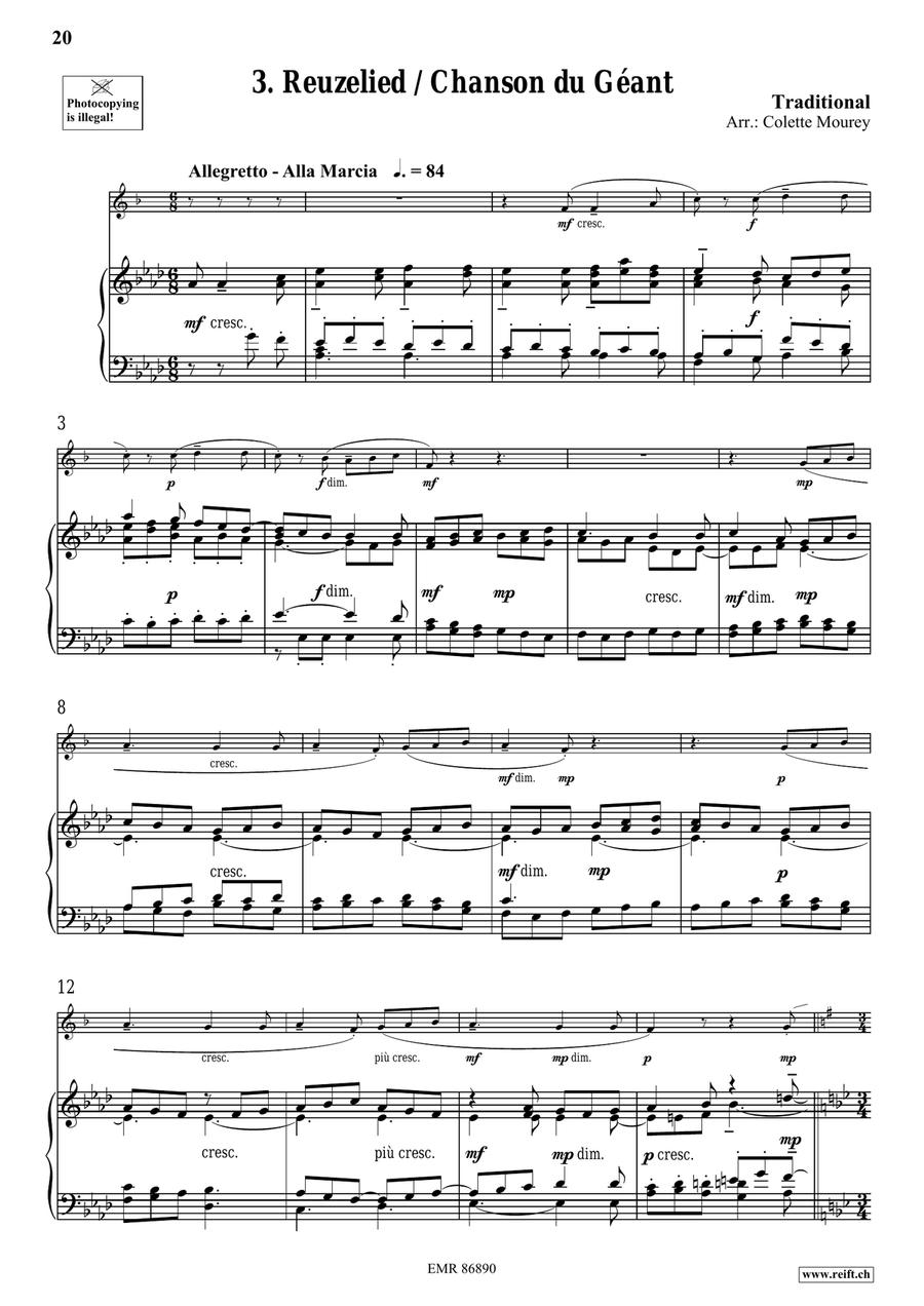 Folk Songs From Belgium Folk Songs From Belgium Horn scores gallery preview page 8