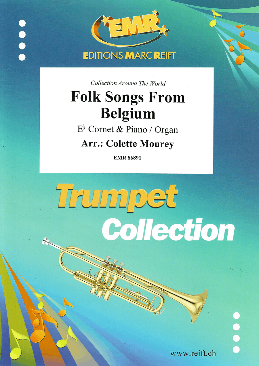 Folk Songs From Belgium Folk Songs From Belgium Cornet scores gallery preview page 1