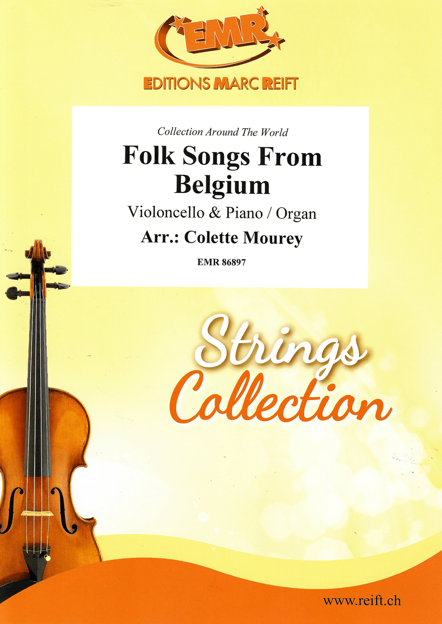 Folk Songs From Belgium Folk Songs From Belgium Organ scores gallery preview page 1