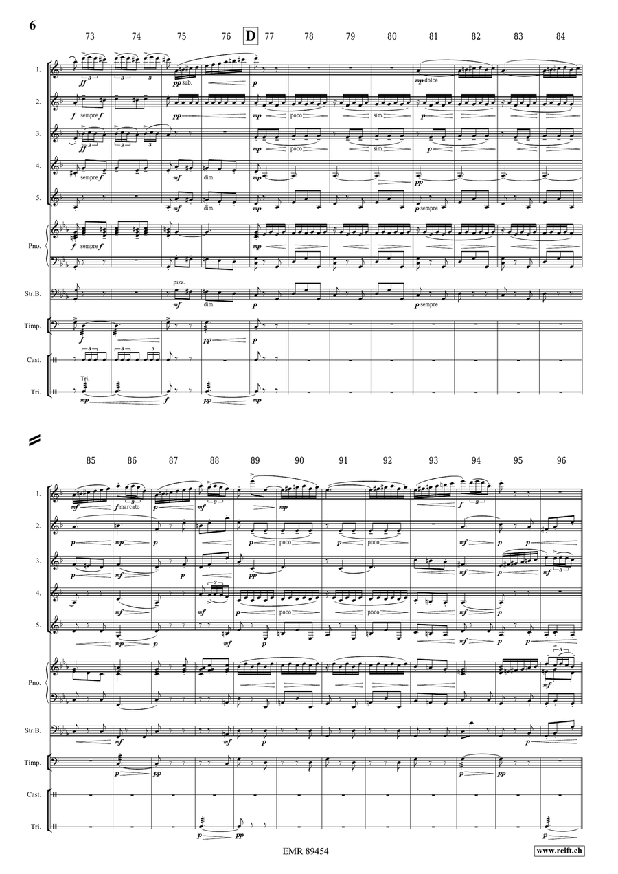 Spanish Dance Spanish Dance Clarinet Quintet scores gallery preview page 6