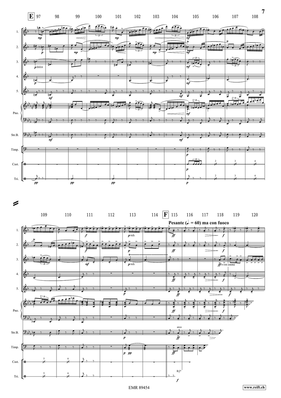 Spanish Dance Spanish Dance Clarinet Quintet scores gallery preview page 7