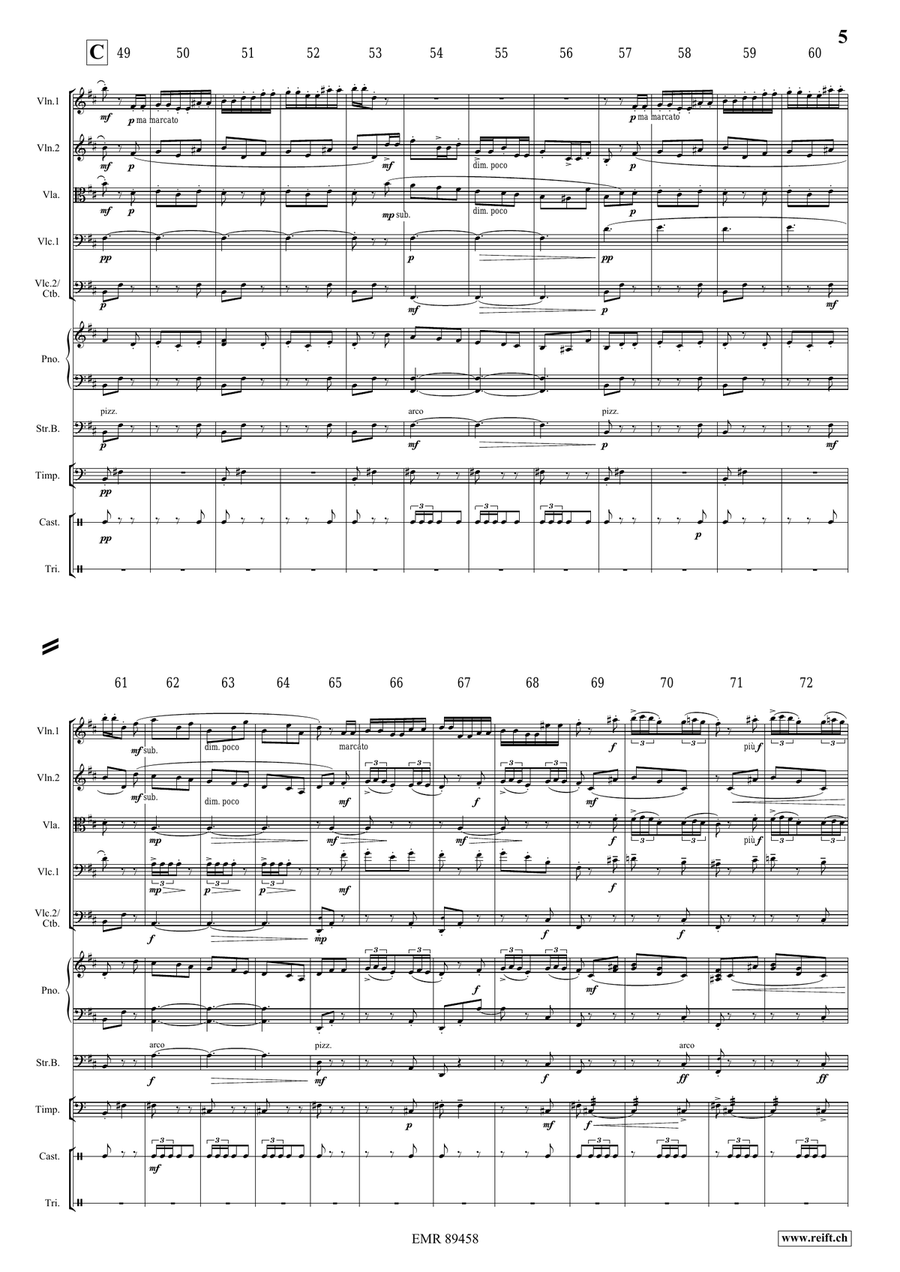 Spanish Dance Spanish Dance String Quintet scores gallery preview page 5