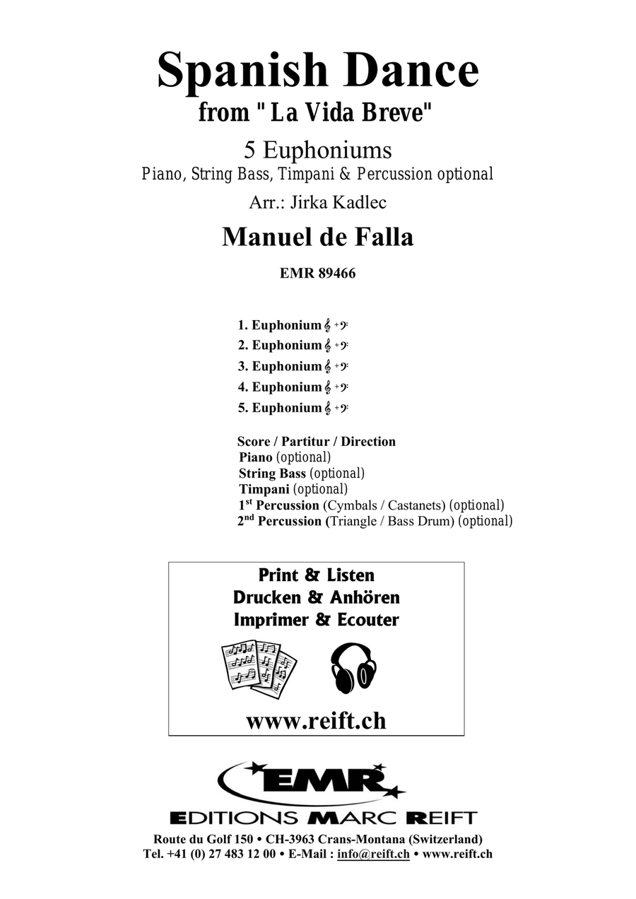 Spanish Dance Spanish Dance Euphonium Quintet scores gallery preview page 2