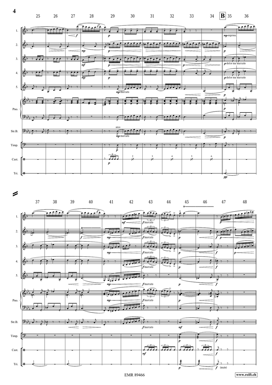 Spanish Dance Spanish Dance Euphonium Quintet scores gallery preview page 4