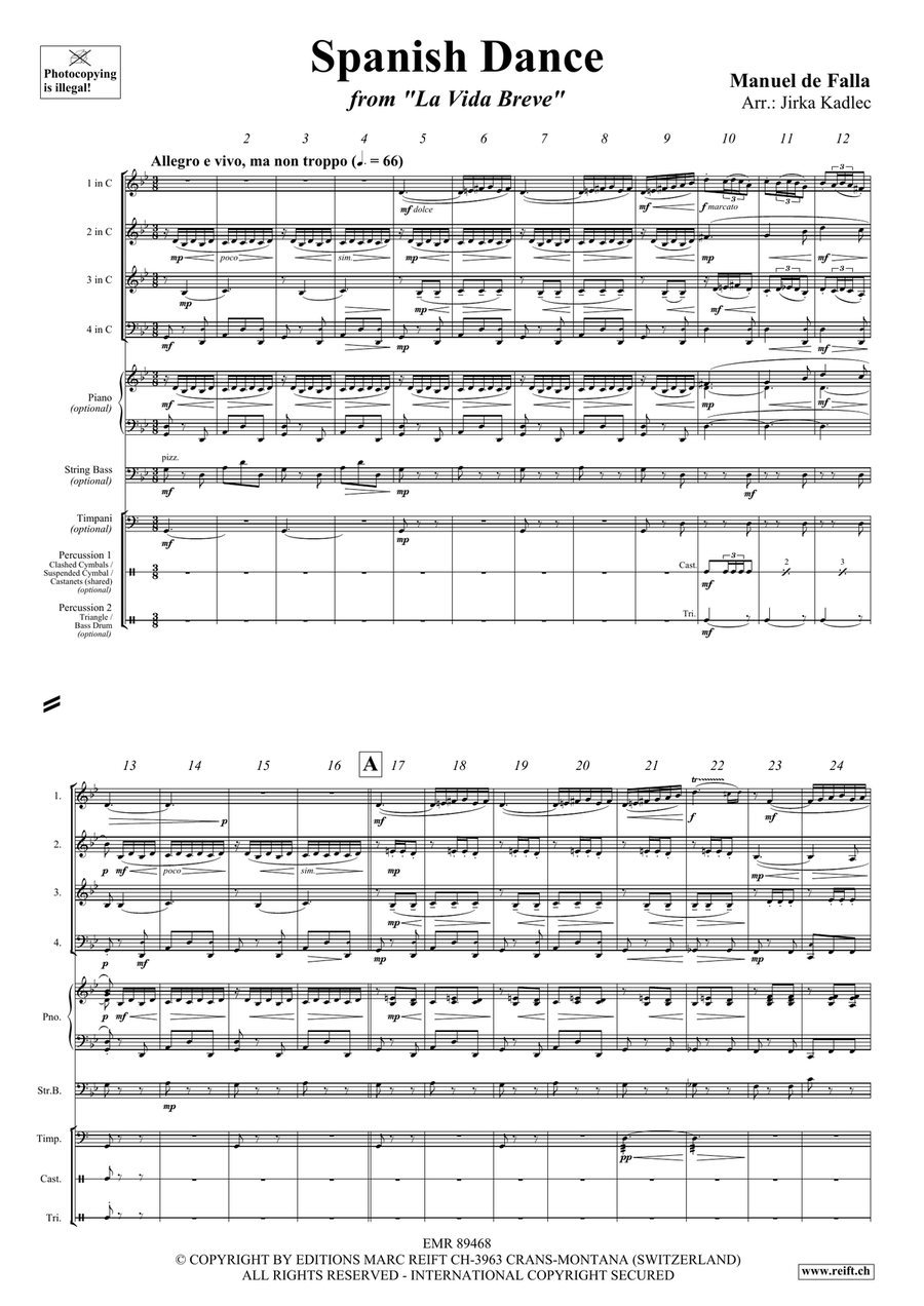 Spanish Dance Spanish Dance Score scores gallery preview page 3