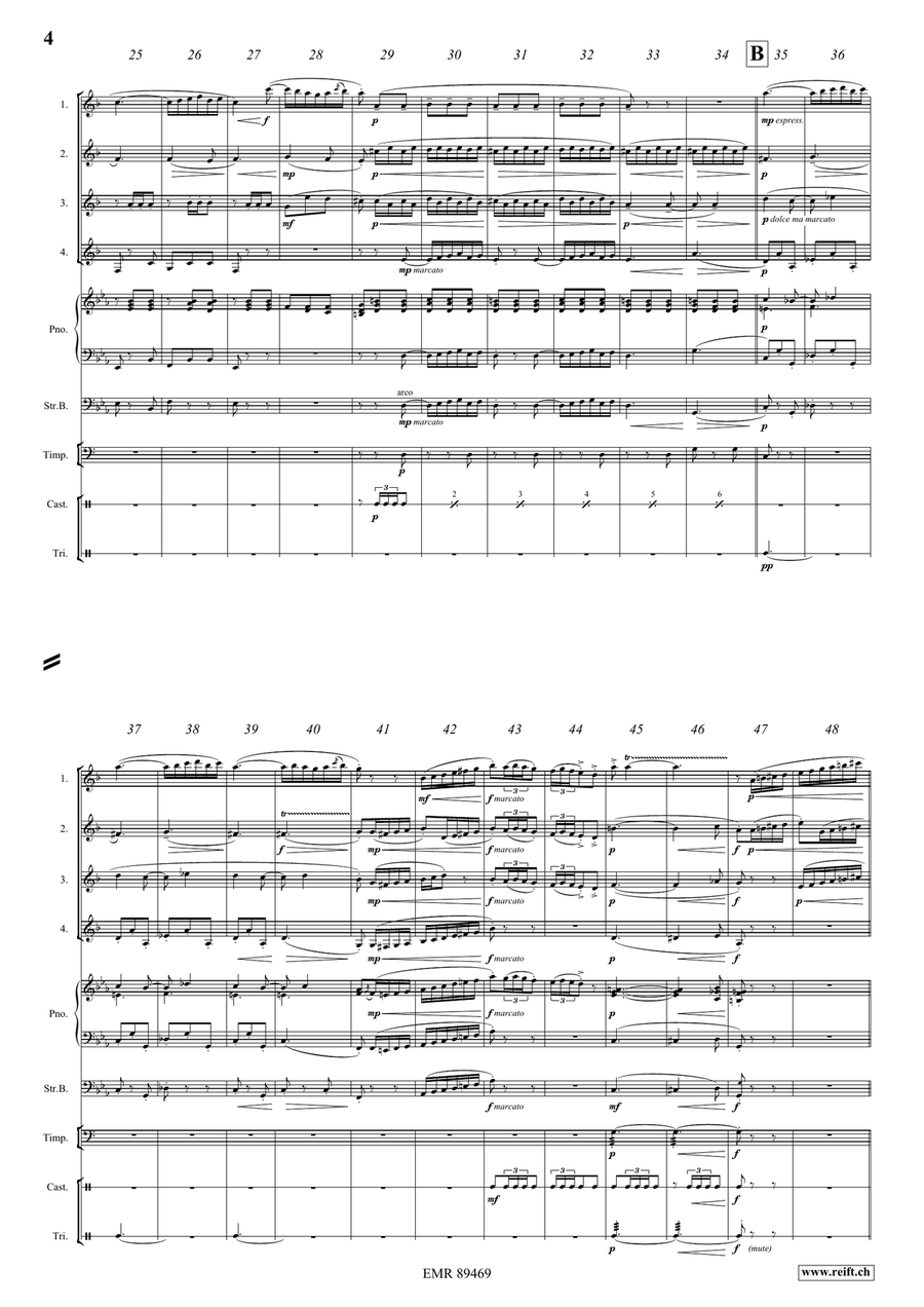 Spanish Dance Spanish Dance Clarinet Quartet scores gallery preview page 4