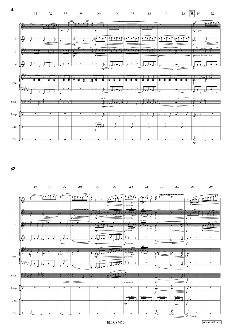 Spanish Dance Spanish Dance Saxophone Quartet scores gallery preview page 4
