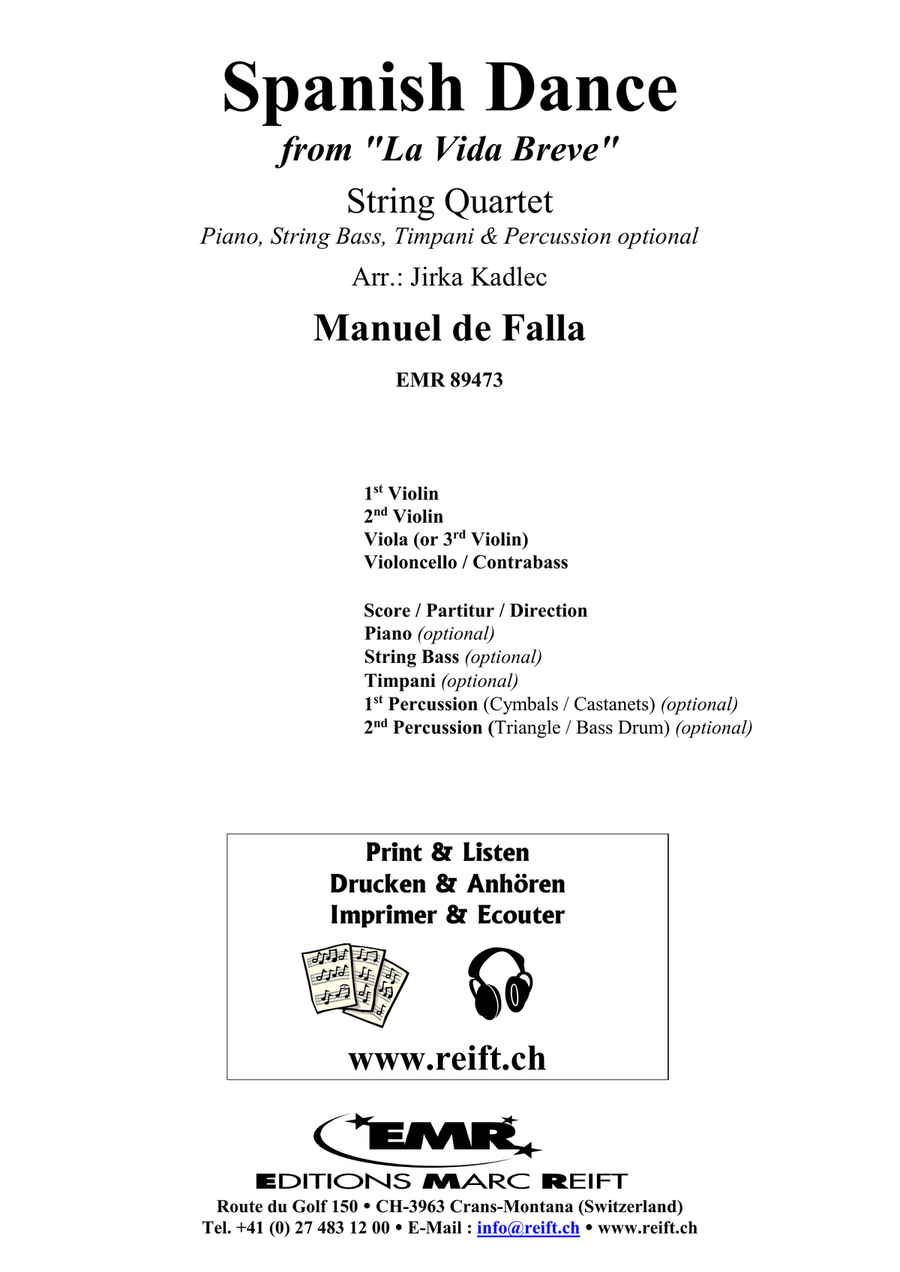 Spanish Dance Spanish Dance String Quartet scores gallery preview page 2