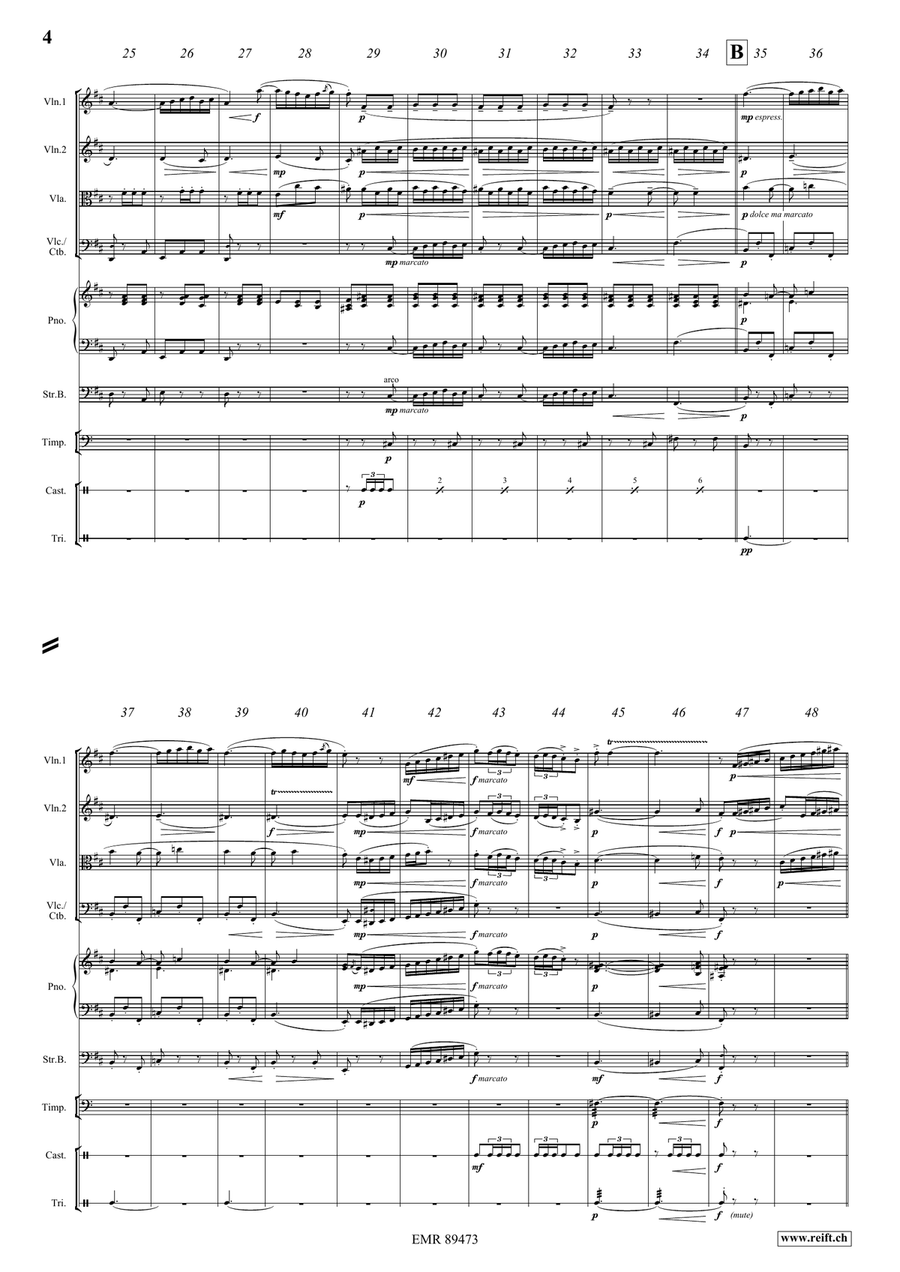 Spanish Dance Spanish Dance String Quartet scores gallery preview page 4