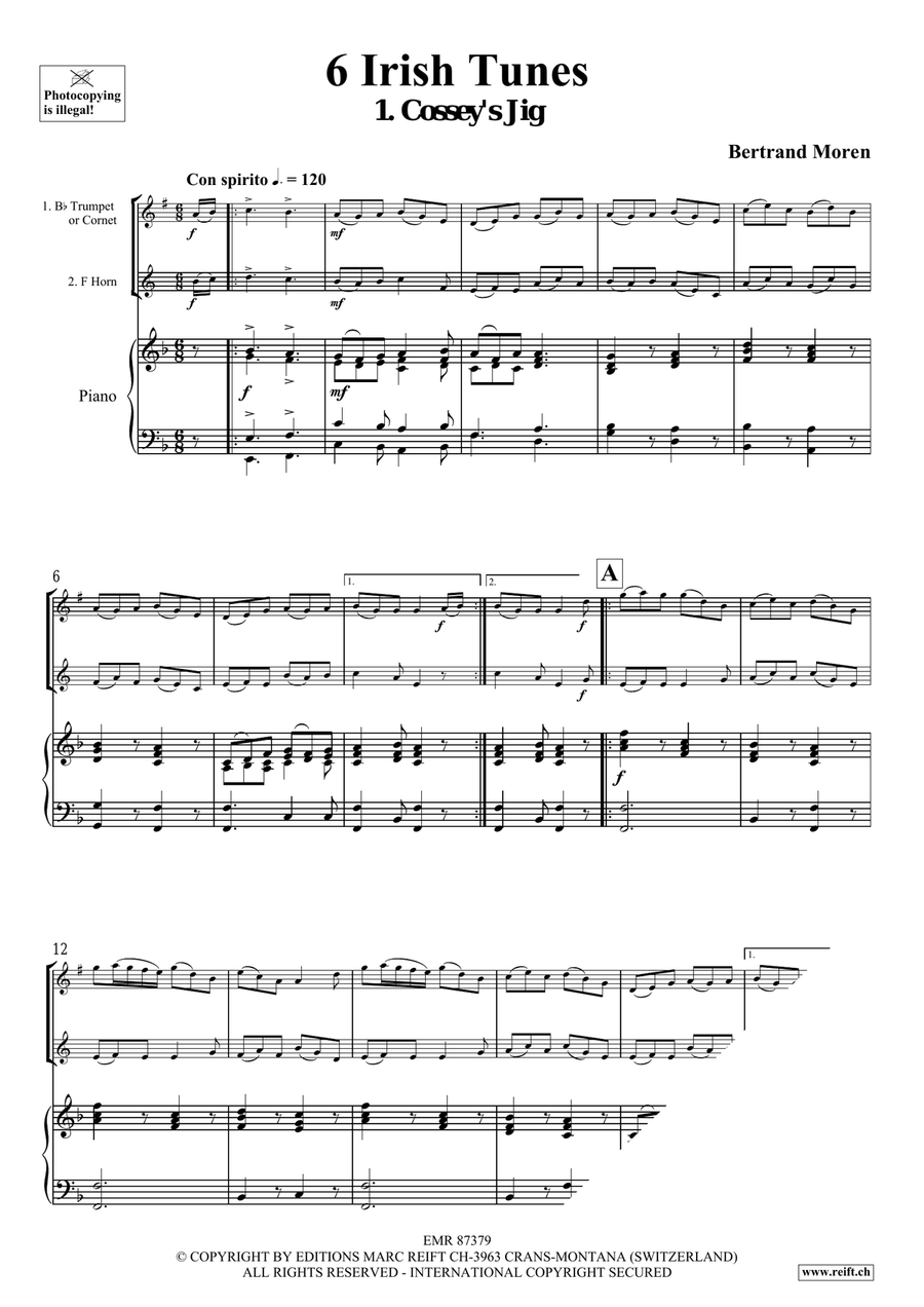 6 Irish Tunes 6 Irish Tunes Cornet scores gallery preview page 4