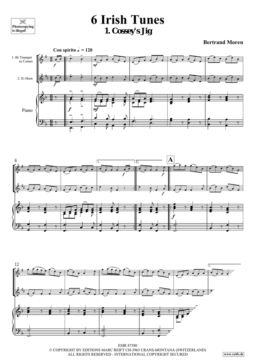 6 Irish Tunes 6 Irish Tunes Cornet scores gallery preview page 4