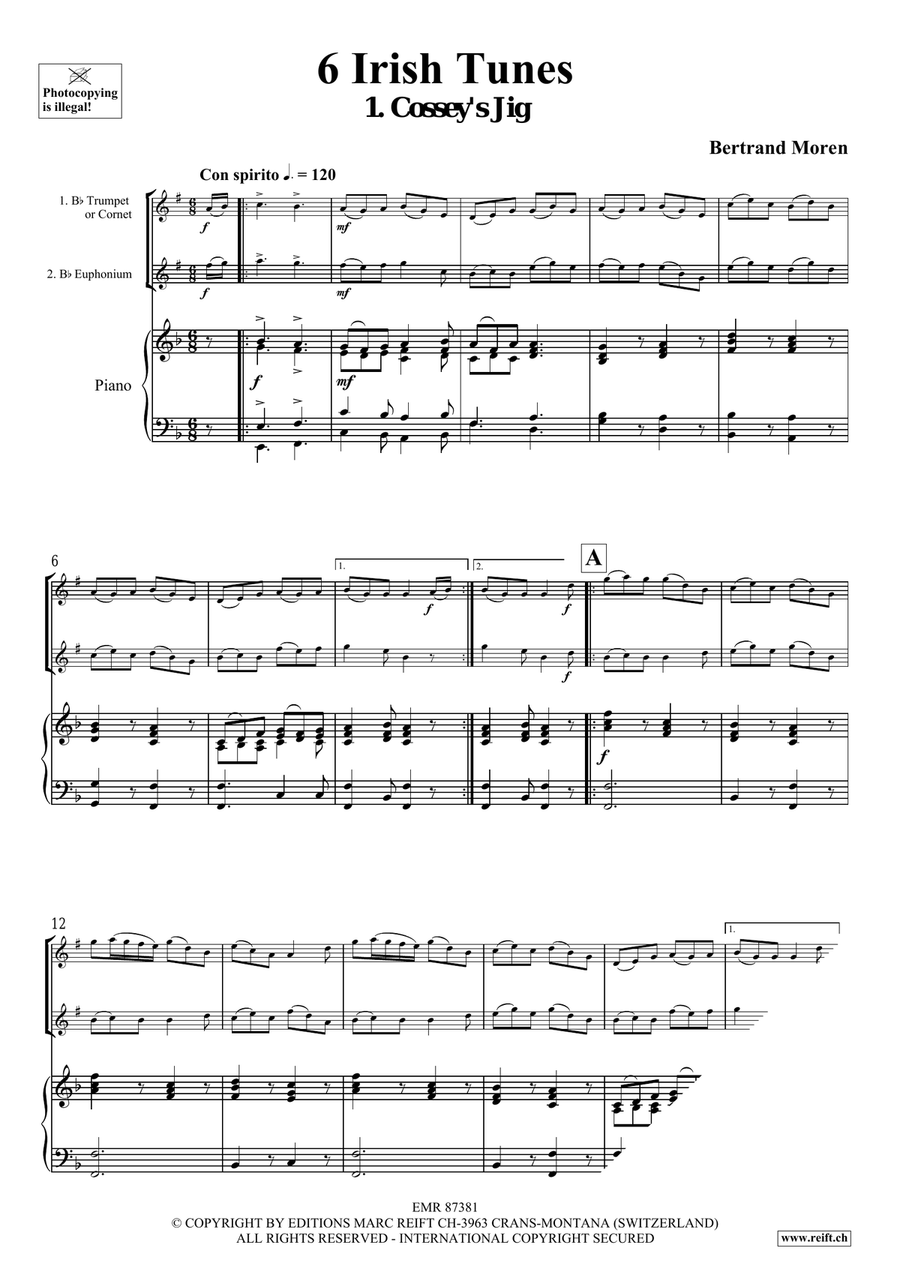 6 Irish Tunes 6 Irish Tunes Cornet scores gallery preview page 4