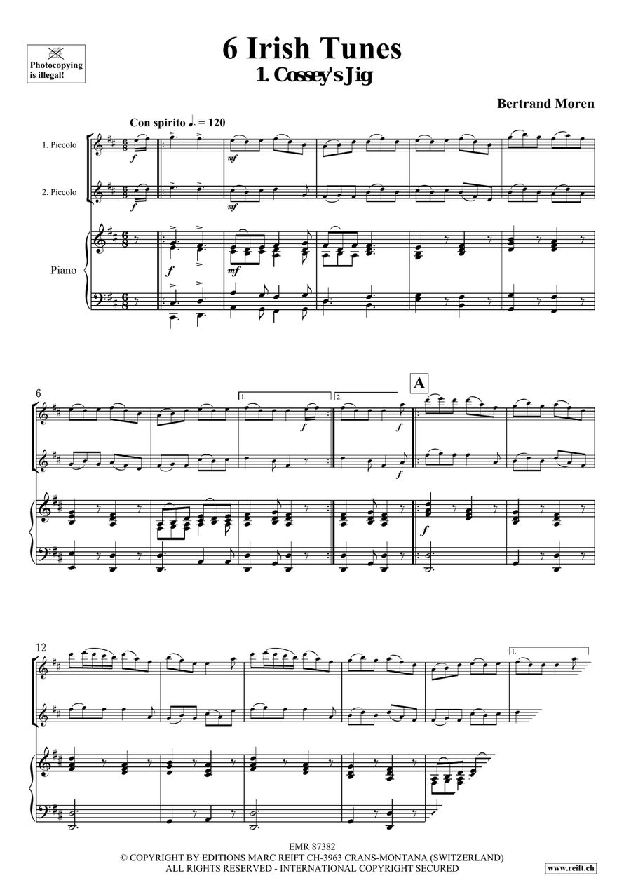 6 Irish Tunes 6 Irish Tunes Piccolo scores gallery preview page 4