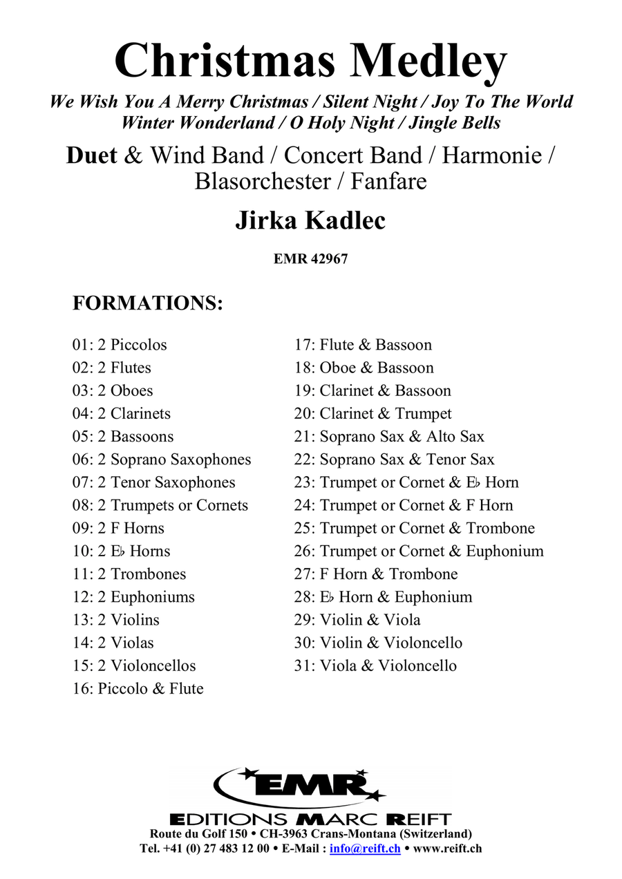 Christmas Medley Christmas Medley Concert Band scores gallery preview page 4