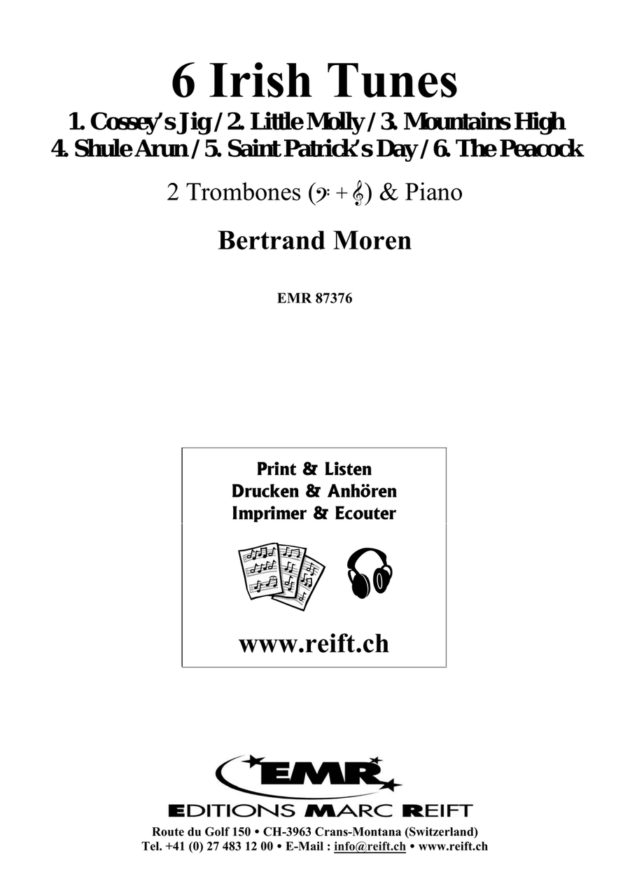 6 Irish Tunes 6 Irish Tunes Trombone Duet scores gallery preview page 2