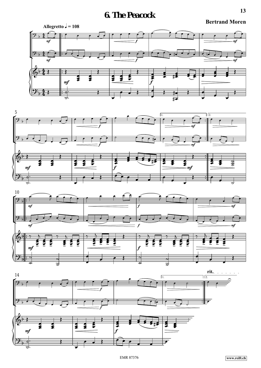 6 Irish Tunes 6 Irish Tunes Trombone Duet scores gallery preview page 9