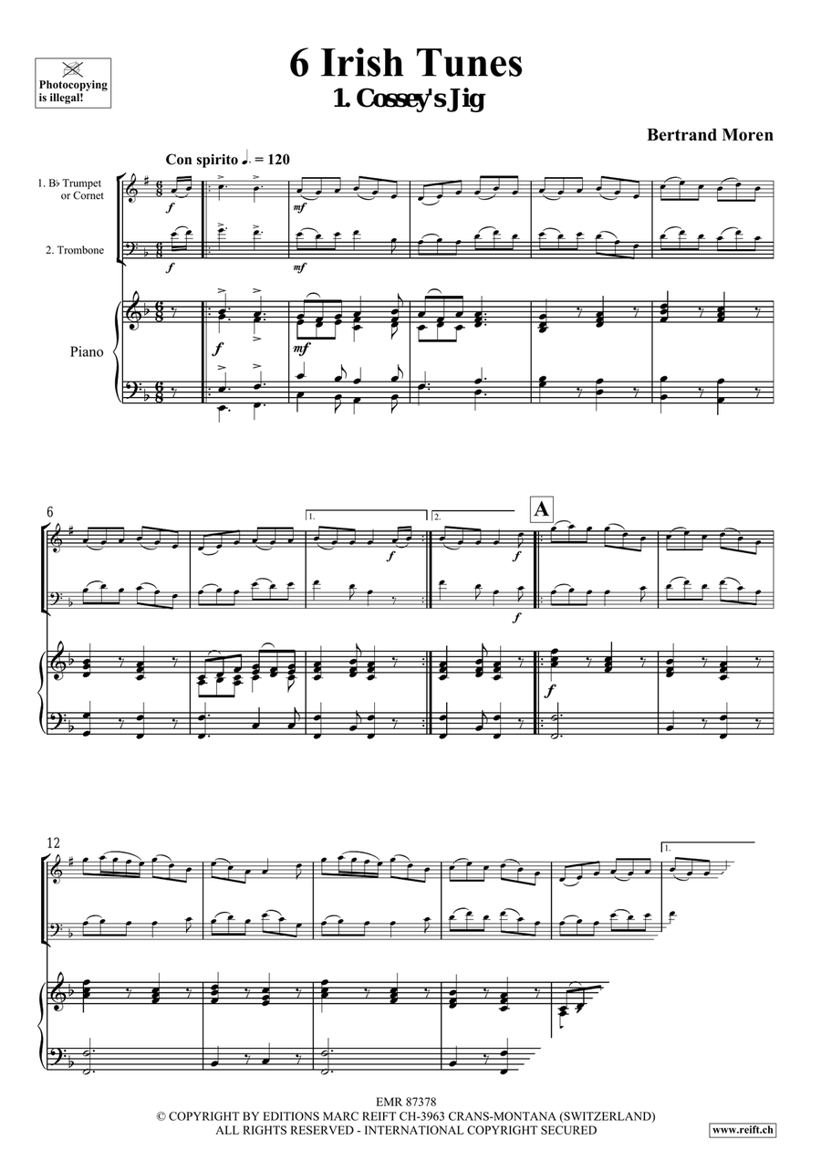 6 Irish Tunes 6 Irish Tunes Cornet scores gallery preview page 4