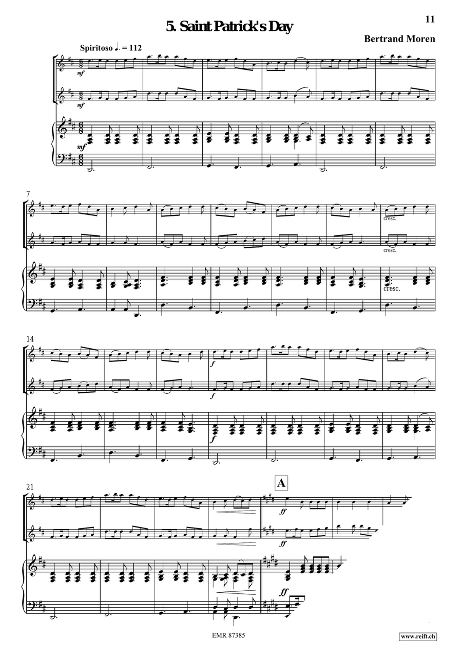 6 Irish Tunes 6 Irish Tunes Violin scores gallery preview page 8