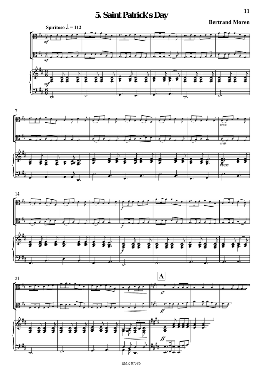 6 Irish Tunes 6 Irish Tunes Viola scores gallery preview page 8