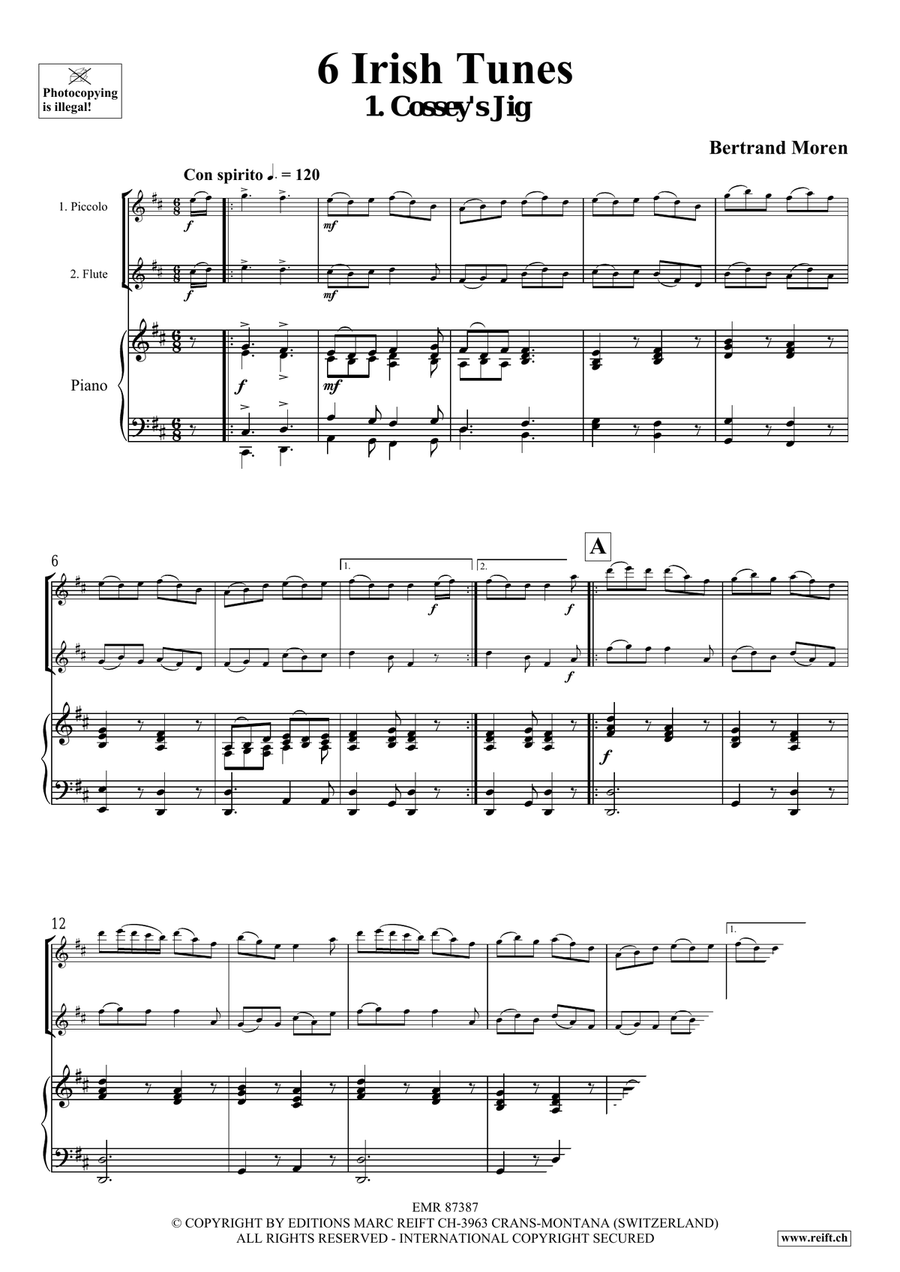 6 Irish Tunes 6 Irish Tunes Piccolo scores gallery preview page 4