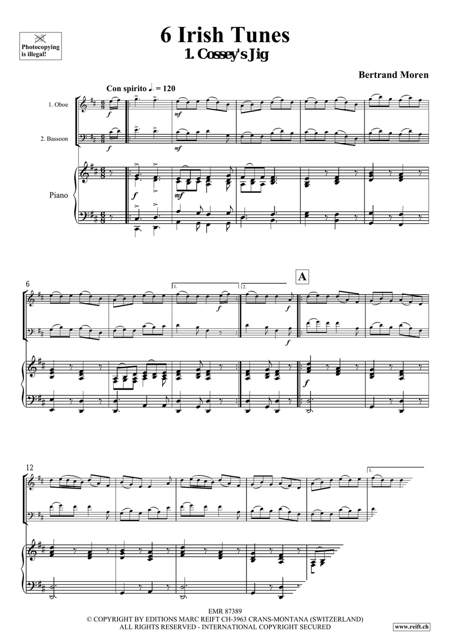 6 Irish Tunes 6 Irish Tunes Bassoon scores gallery preview page 4