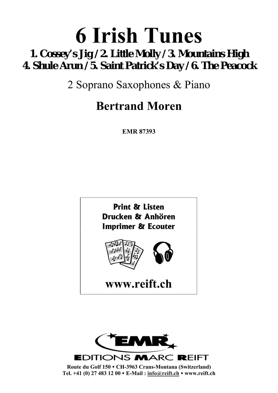 6 Irish Tunes 6 Irish Tunes Soprano Saxophone scores gallery preview page 2