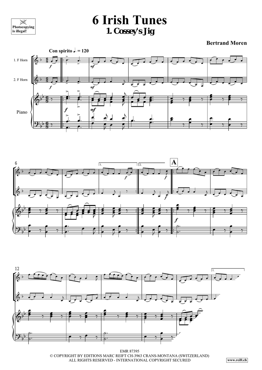 6 Irish Tunes 6 Irish Tunes Horn scores gallery preview page 4