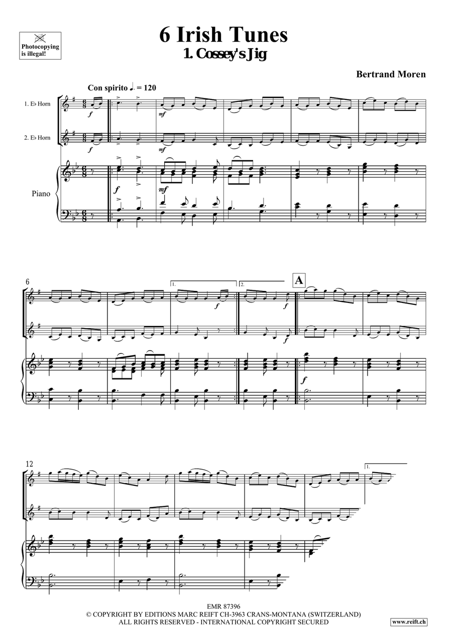 6 Irish Tunes 6 Irish Tunes Horn scores gallery preview page 4